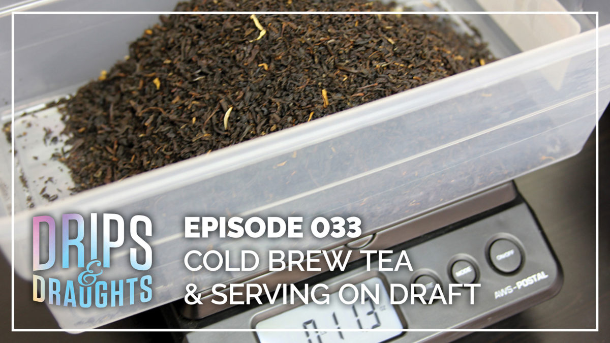 Cold Brewing Tea in Large Batches
